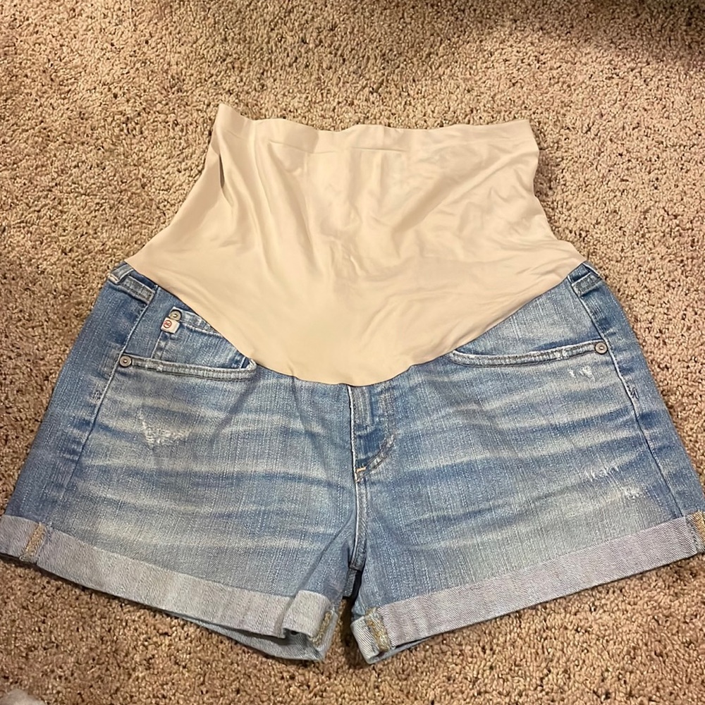 AG Adriano Goldschmied Maternity Shorts Sz 29 A Pea in the Pod